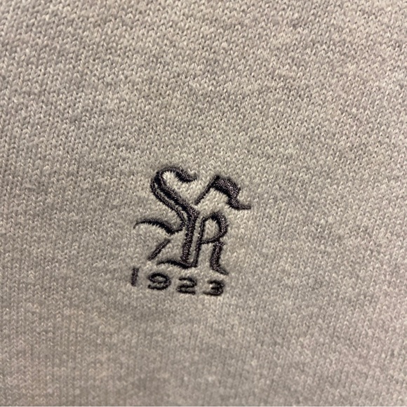 Peter Millar Luxury Blend Stone Gray V Neck Sweater Vest Mens Large - Picture 5 of 7